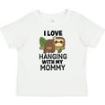 thumbnail image 3 of Inktastic I Love Hanging out with My Mommy with Sloth Boys or Girls Baby T-Shirt, 3 of 5