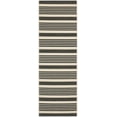 thumbnail image 3 of Safavieh Courtyard Indoor Outdoor Runner Rug, Black, Machine Made, 2'3' x 10', 3 of 4