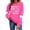 Hot Pink, variant on yievot Women Valentine's Day Sweatshirts Heart Graphic Crew Neck Pullover Long Sleeve Casual Shirts Tops