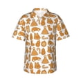 thumbnail image 2 of Goofa Christmas Elements Hawaiian Shirt for Men, Unisex Summer Beach Casual Short Sleeve Button Down Shirts,Aloha Tropical Floral print shirt-Medium, 2 of 9