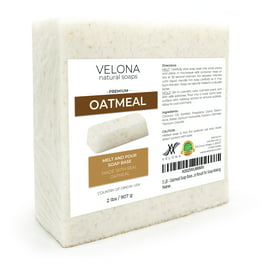 2 LB - Shea Butter Soap Base by Velona, Pre-Cut Cubes, SLS/SLES Free, Glycerin Melt and Pour, Natural Bars for The Best Result for Soap-Making