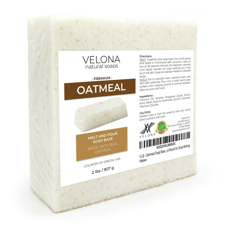 Velona Shea Butter - Melt and Pour Soap Base for Soap-making, SLS/SLES  Free