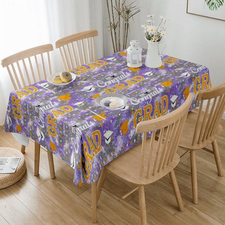 

Graduation Party 2023 Supplies Tablecloth Table cover for College High School Congrats Grad Party Decorations(#30 S-54x54 )