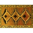 thumbnail image 1 of Ahgly Company Machine Washable Indoor Rectangle Southwestern Yellow Country Area Rugs, 7' x 10', 1 of 4