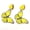yellow, variant on 1pair Cicada Wing Butterfly Long Drop Earrings, Minimalist Elegant Trendy Women Jewelry