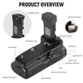 thumbnail image 3 of Batería Grip Neewer BG-R10 para Canon EOS R5 R5C R6 R6 Mark II, 3 of 8