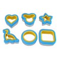 thumbnail image 3 of Sandwich Cutter Prevent Slip Rust Proof Cartoon Bread Press Mold for Pancake Rice Cheese Fruits 6pcs, 3 of 4