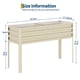 thumbnail image 3 of Cama de Jardín Elevada con Patas, Caja de Macetas Elevada, Cama Elevada para Flores para Exteriores, Caja de Macetas de Metal para Verduras, Flores y Hierbas, Apta para Patio, Jardín Trasero, 3 of 11