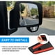 thumbnail image 3 of 2X Espejo retrovisor gran angular para coche para Jimny JB64 JB74 2019 2020, 3 of 5