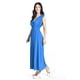 thumbnail image 2 of Vestido largo cintura smock Roman Fashion / Juvenil, 8801-SO (Azul claro) azul EG, 2 of 4