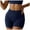 Z124-Navy, variant on LILIYA Biker Shorts for Women High Waist Abdomen Control Shorts Training Stretchy Breathable Running Shorts Lightweight Soft Comfy Fitness Yoga Shorts