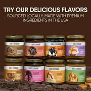 King's Cupboard Organic Caramel Sauce, 7.7 oz - The Perfect Sauce for Ice Cream, Fruit Dip, Topping Desserts, Caramel Drizzle for Coffee - Gluten-Free, Kosher, Organic, All Natural