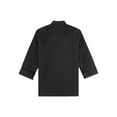 thumbnail image 4 of inhzoy Chef Jacket for Men Women Long Sleeve Kitchen Cooking Hotel Kitchen Work Uniform Black L, 4 of 7
