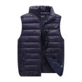 thumbnail image 4 of Chaleco de otoño e invierno para hombre, abrigo acolchado de algodón con cuello alto, chaleco de talla grande, chaqueta, chaleco de algodón con plumón, chaleco, 4 of 6