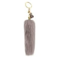 thumbnail image 1 of Adorable Animal Furry Tail Keychain Hanger Plushy Tail Unique Key Accessory For Bags Purses Keys, 1 of 6