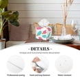 thumbnail image 3 of Leather Tissue Box Cover Square - ice Popsicle print Waterproof Tissue Box Holder Paper Case Organizer Dispenser for Modern Home Office Room Home Bathroom Decor, 3 of 7