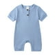 thumbnail image 1 of Pelele de verano para bebé recién nacido, ropa de bebé de Color sólido, peleles de niña, Pelele de algodón de manga corta con cuello redondo para niños de 0 a 24 meses Tan Jianjun  unisex, 1 of 2