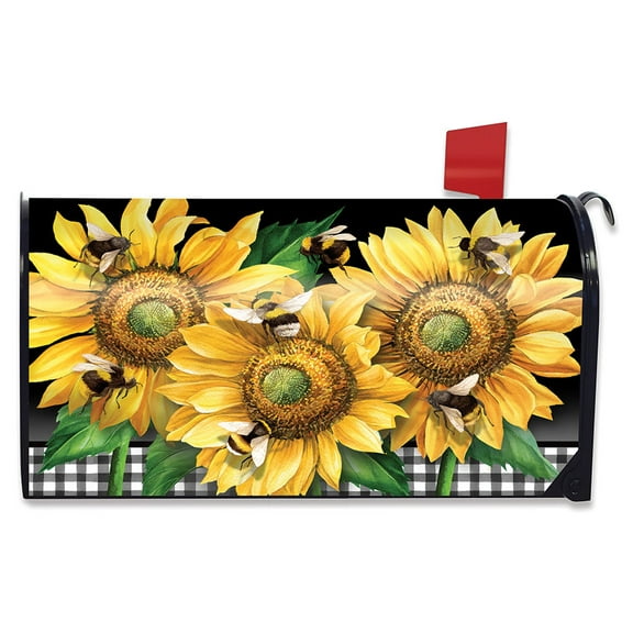 Briarwood Lane Buzzing Sunflowers Mailbox Cover