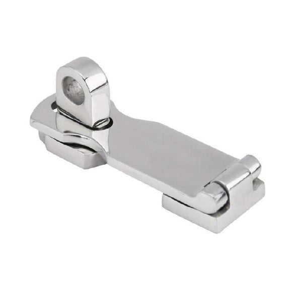 ISURE Marine Grade Stainless Steel Heavy Duty Door Hasp with Turning Padlock Eye 92mm/3.6in for Boat Hardware Accessories