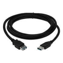 Cablevantage 1.5ft USB 3.0 Extension Extender Cable Cord M/F Standard Type A Male to Female Black