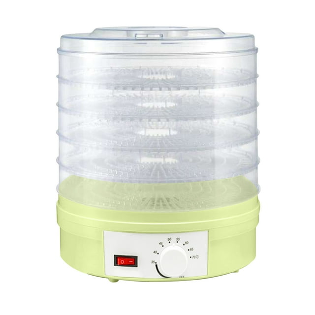 Riforla Food Dehydrator Machine Dehydrator for Food and Digital Food Dehydrator with 5 Trays Food Dryer with Adjustable Temperature for Fruits Veggies Meats & Dog Bakeware A 31X31X32CM
