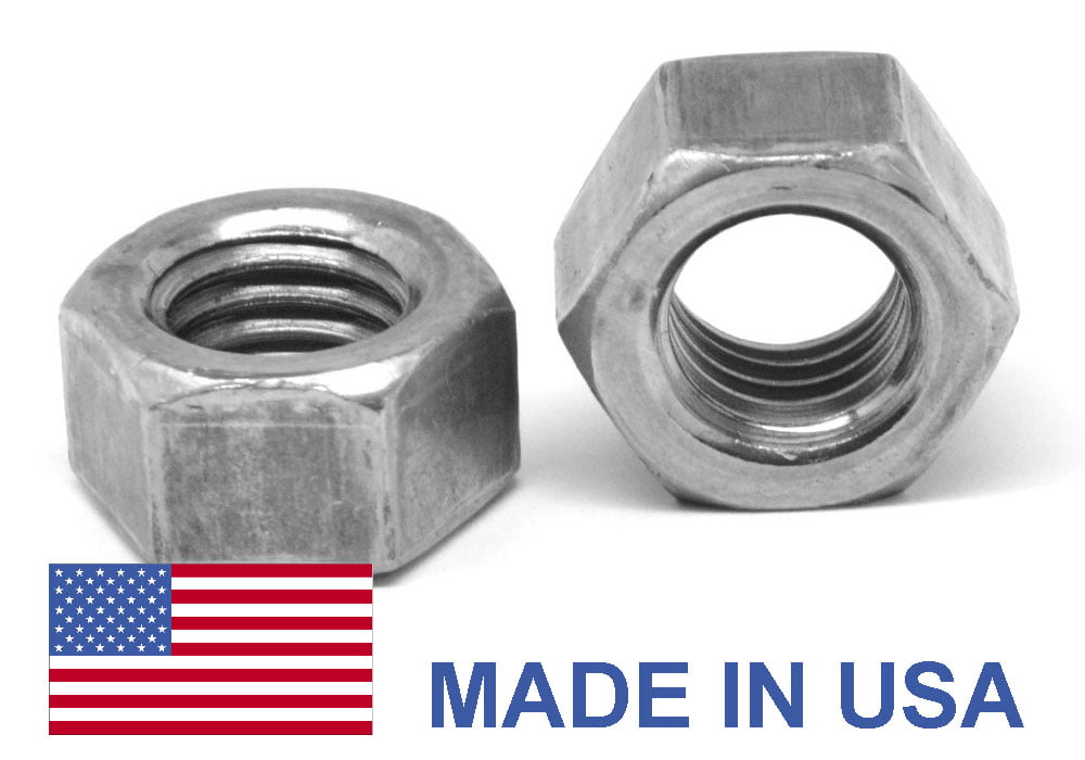 5/8"-11 Coarse Thread Finished Hex Nut Stainless Steel 18-8 