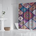 thumbnail image 2 of Multicolor Ethnic Mandala Pattern Shower Curtain 84"x72" ,Bathroom Decorative Shower Curtains Set with 12 Hooks,Modern Waterproof Washable Shower Curtain, 2 of 6