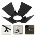 thumbnail image 3 of Anti-Glare Track Light Shade Four-Leaf Spotlight Shade For Home Hotel Museum Clothing Store Lighting Light Blocking Leaves Spotlight Fixture, 3 of 9