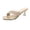 Beige, variant on VerPetridure Women's Sandals Summer Casual Big Size Square Toe Open Toe Crystal Heel Sandals