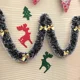 thumbnail image 3 of Christmas Tinsel Garlands Decoration Bar Tops Ribbon Garland with Bowknot Xmas Tree Ornaments Party Home Decor Pendant Prop, 3 of 5