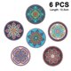 thumbnail image 1 of Creative Home Heat-resistant Round Non-slip Coaster, Silicone Heat Insulation Pad, High Temperature, Waterproof, 1 of 4