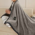thumbnail image 6 of Bedding Fleece Blanket King Size Ash 300GSM Luxury Fuzzy Soft Anti-Static Microfiber Bed Blanket (39.3x59in), 6 of 8