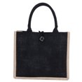 thumbnail image 1 of Bolso de mano de yute de gran capacidad a la moda, bolso de hombro ecológico para almacenamiento de viaje para mujer NikouMX Muebles, 1 of 8