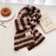 thumbnail image 2 of Bufanda de lana para hombre y mujer, cálida, gruesa, de cachemira, de invierno, de punto, versátil, suave, a prueba de frío, 2 of 5