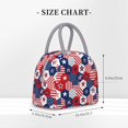 thumbnail image 2 of Balery American Stars2 Bolsa de Almuerzo para Mujeres, Caja de Almuerzo, Bolsa de Almuerzo Pequeña Impermeable, Tote de Almuerzo Reutilizable con Gran Capacidad, 2 of 6