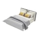 thumbnail image 2 of Cama en miniatura para casa de muñecas, modelo de cama doble, muebles para casa de muñecas, muebles en miniatura Estilo D, 2 of 6