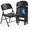 4-Pack Black, variant on Fenbeli Heavy Duty Plastic Folding Chairs, 350 lb Capacity, Steel Frame, 6-Pack