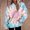 Light Blue, variant on Hoodies for Women Pullover Woman Long Sleeved Drawstring Pocket Pullover Print Casual Loose Tops Ladies Outdoor Travel Fall Winter Wear Red