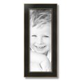 thumbnail image 2 of ArtToFrames 7" x 19" Honors Black with Gold Picture Frame, 7x19 inch Black Wood Poster Frame (WOM-5158),  Pack, 2 of 7
