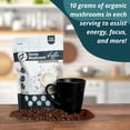 thumbnail image 4 of Zatural Mushroom Coffee - 125 Servings, Instant Natural Black Blend with Lion's Mane, Chaga, Cordyceps, Turkey Tail, Shiitake, Reishi, 1 lb, 4 of 9