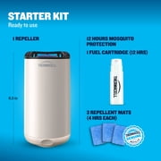 Thermacell Fuel-ZoneGuard Base Fuel Powered Mosquito Repeller with 12-Hr Refill; Linen