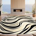 thumbnail image 2 of Design&I 2'x3' Washable Doormat Ultra-Thin & Non-Slip Skid-Resistant Abstract Monochrome Flow Lightweight Contemporary Minimalist for Entryway, Indoor, 2 of 7