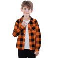 thumbnail image 2 of Camisa SANGTREE de franela a cuadros con botones para niños Buffalo 7-8Y, 2 of 7