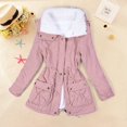 thumbnail image 2 of Vedolay Women Coats Boho Long Sleeve Oversized Open Front Coat 2023 Pink,3XL, 2 of 4
