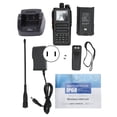 thumbnail image 1 of Walkie Talkie inalámbrico de 10W Radio bidireccional de doble banda UHF 400-520MHz VHF 136-174MHZ 199 canales IP68 impermeable AC100-240V enchufe estadounidense, 1 of 5