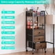 thumbnail image 4 of Carrito organizador de maquillaje HaPirm Rolling con 3 cajones y estantes, 4 of 9