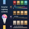 thumbnail image 4 of (2 Qty) 10W LED Smart Light Bulb, Alexa Compatible Echo Light Bulb, Tuya Smart Life App, Music Mode, Brightness Adjustment, RGB Color Changing light bulb, Smart Indoor Bulbs That Work with Alexa, 4 of 7