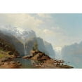 thumbnail image 2 of Robert Schultze 24x18 Gold Ornate Framed and Double Matted Museum Art Print Titled - Romsdalen Fjord, Norway, 2 of 4