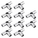 thumbnail image 3 of 10 Piezas de Conector de Tubo, Conector de Montaje de Tubería, Tubo de 25 Mm de Diámetro, Plateado, Resistente para Muebles, Contenedores de Conexión Cinco conectores, 3 of 8