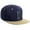 Navy Khaki, White Black, variant on Classic Snapback Hat Custom A to Z Initial Varsity Letters, Navy Gold Hat White Gold Letter S